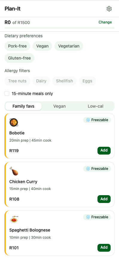Plan-It app